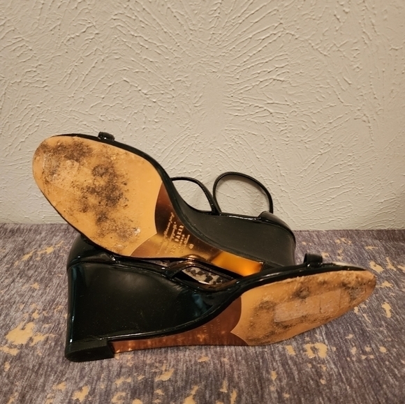 Ted Baker black strappy shoes size‎ 40 (9.5) - Picture 7 of 8